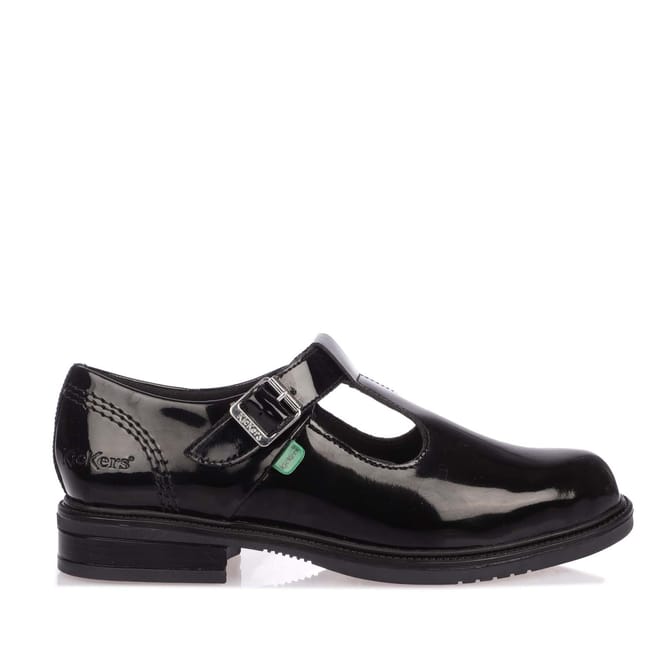 Junior Girls Lach T-Bar Patent Shoe
