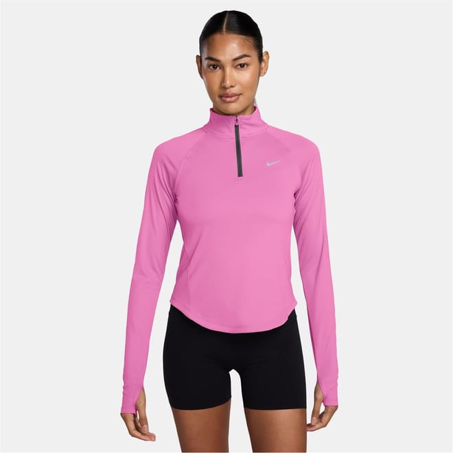 Womens Pacer Long Sleeve 1 2 Zip Running Top