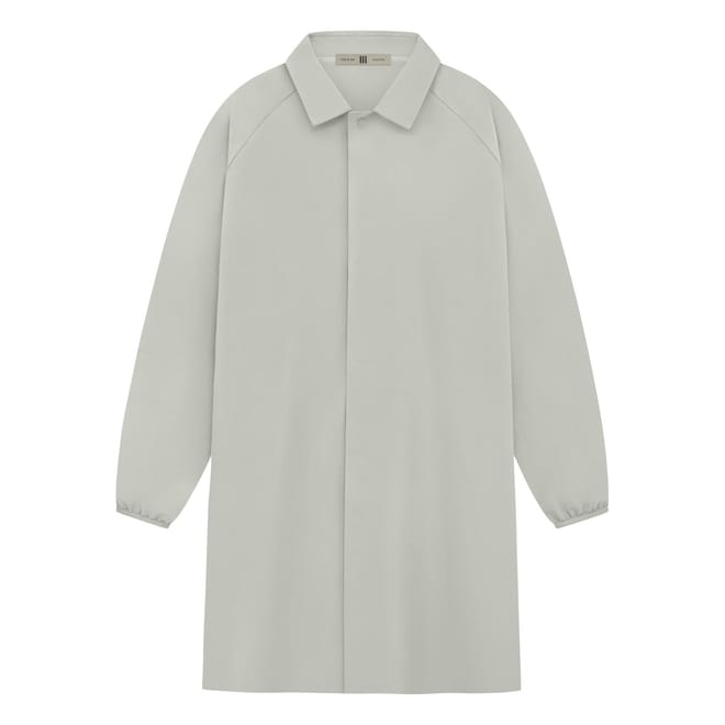 Solid Patterned Snap Button Over Coat