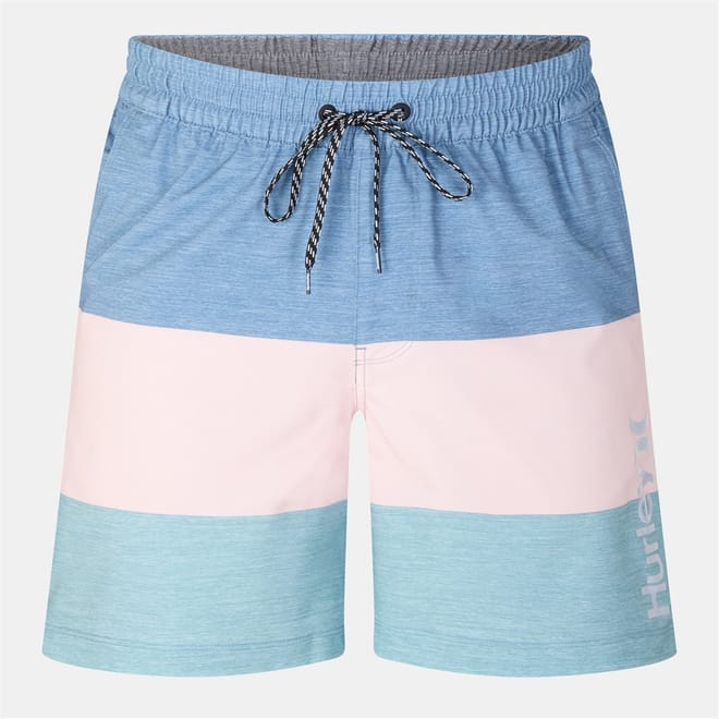 Relaxed Fit Color Block Swim Shorts