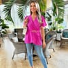 Sleeve Wrap Belted Top