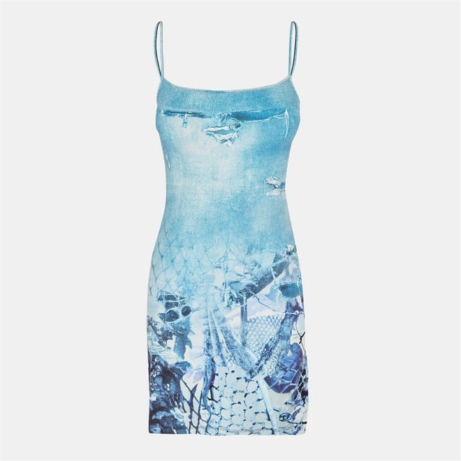 D Hopyn Spaghetti Strap Mini Slip Dress