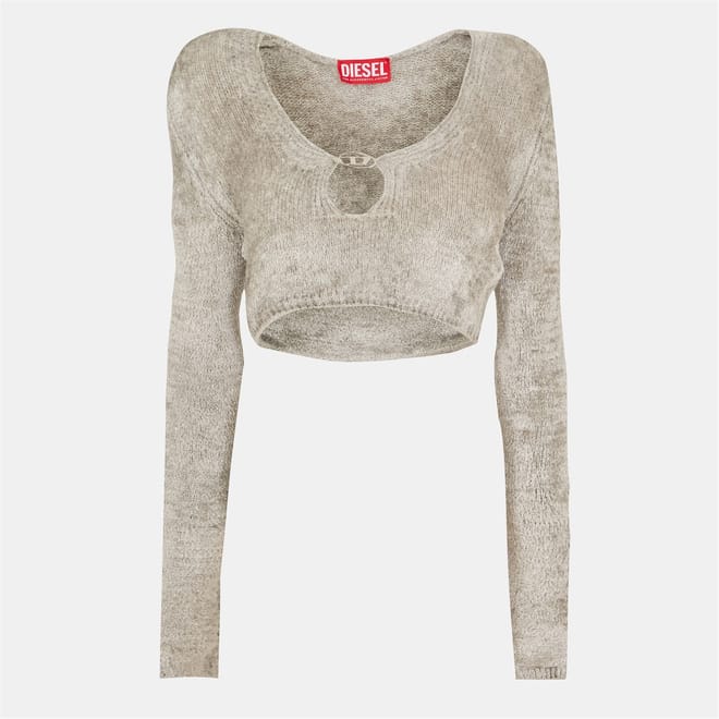 Cheryl Slim Fit Cropped Long Sleeve Sweater