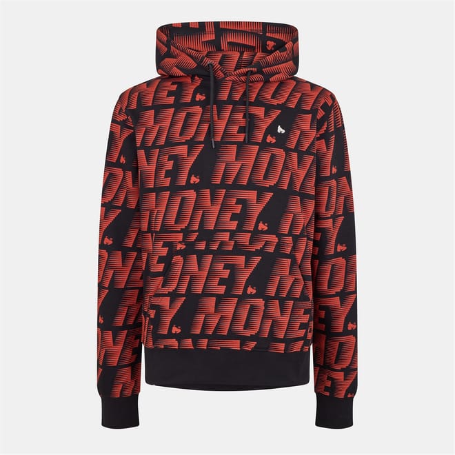 Zoom Lettering Hooded Neck Sweatshirt