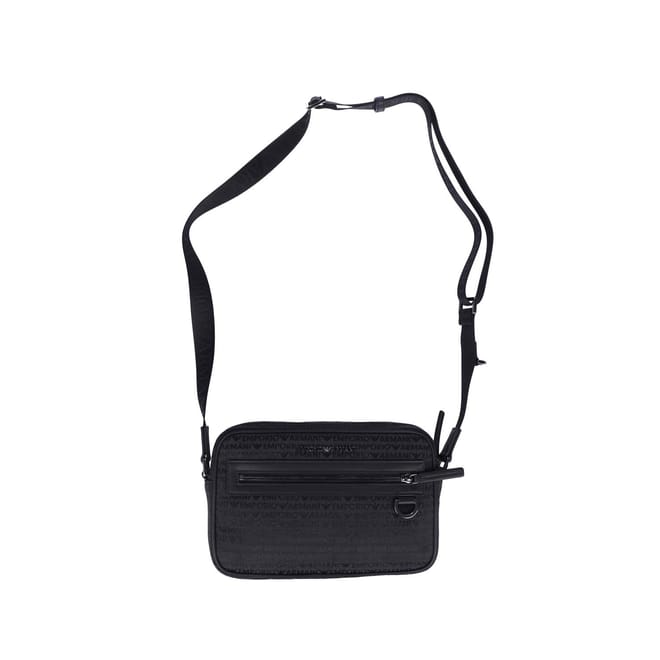 Allover Lettering Shoulder Bag