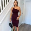 Strap Ruched Bodycon Dress