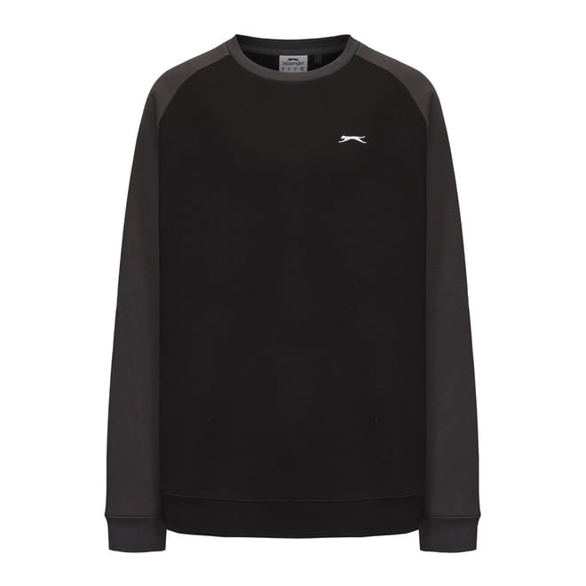 Mens Fleece Contrast Crew Sweatshirt