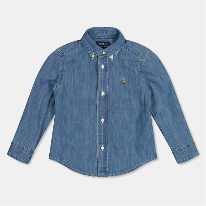 Regular Fit Long Sleeve Button Down Collar Shirt