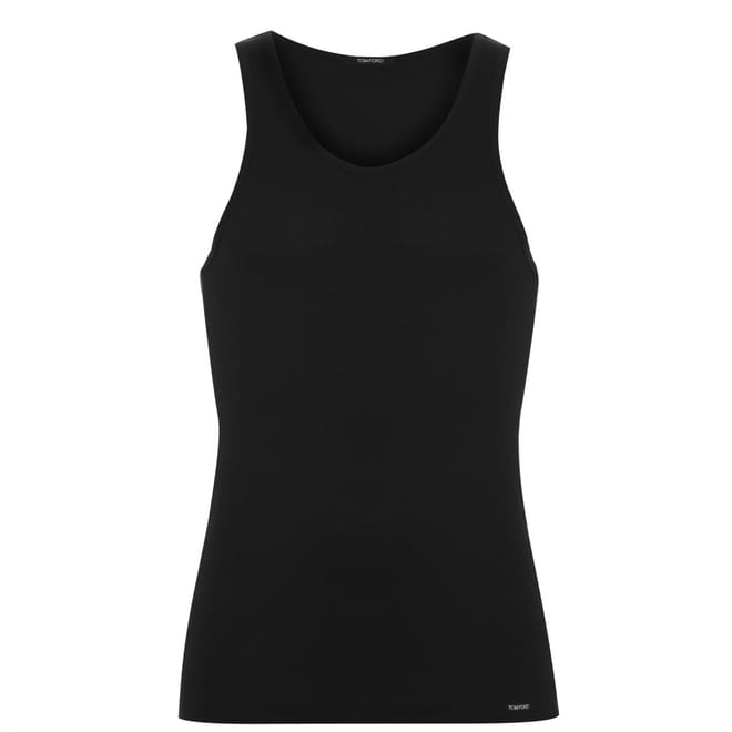 Mens Plain Cotton Rib Vest
