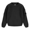 Regular Fit Rib Crew Neck Long Sleeve Sweater
