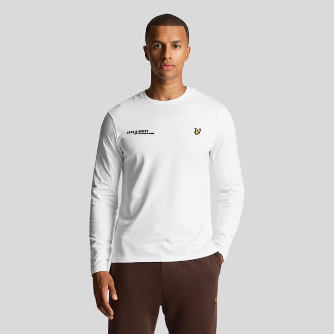 Co-Ordinate Print Plain Long Sleeve T-Shirt