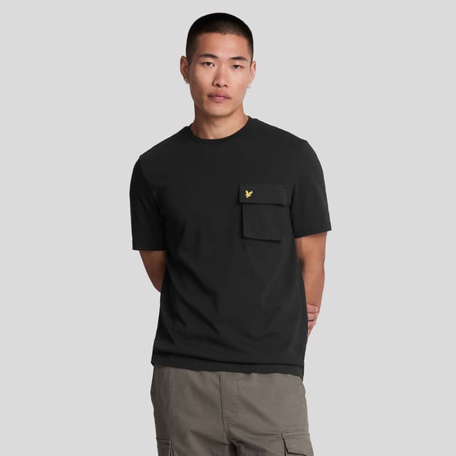 Woven Pocket T-Shirt
