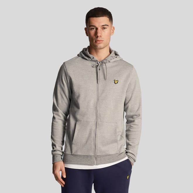 Full Zip Fly Fleece Hoodie
