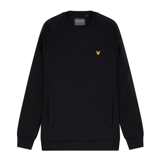 Pocket Branded Crewneck Sweatshirt