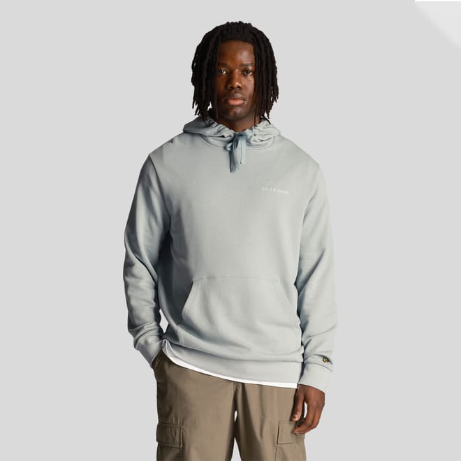 Loopback Embroidered Hoodie