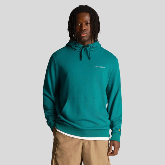 Loopback Embroidered Hoodie