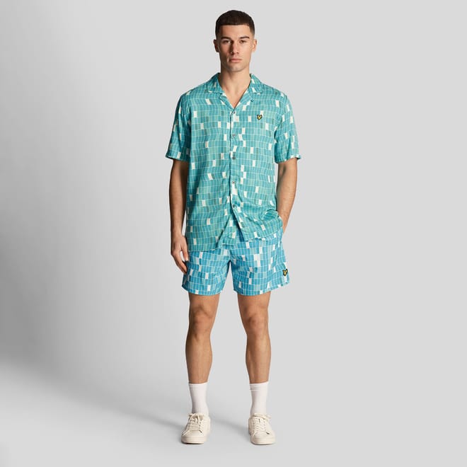Pool Print Swim Shorts