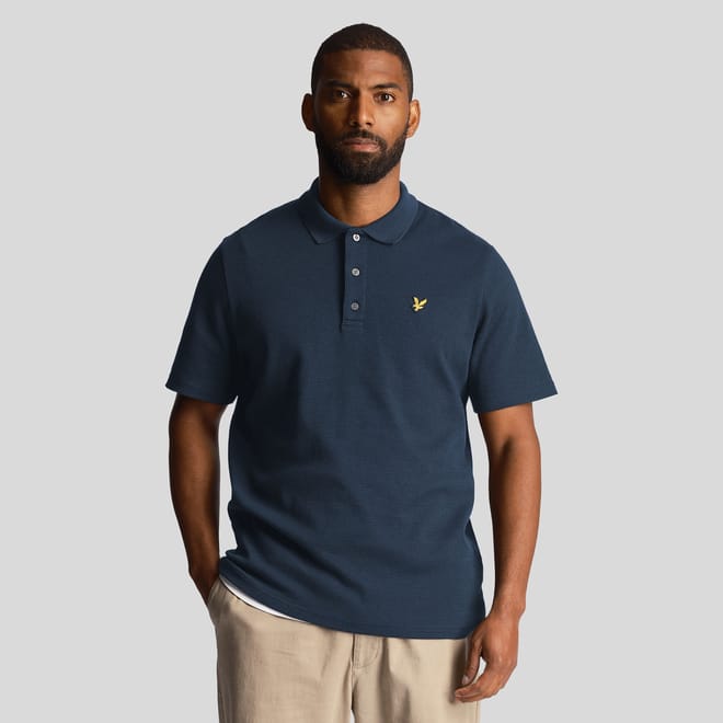 Tonal Texture Polo Shirt