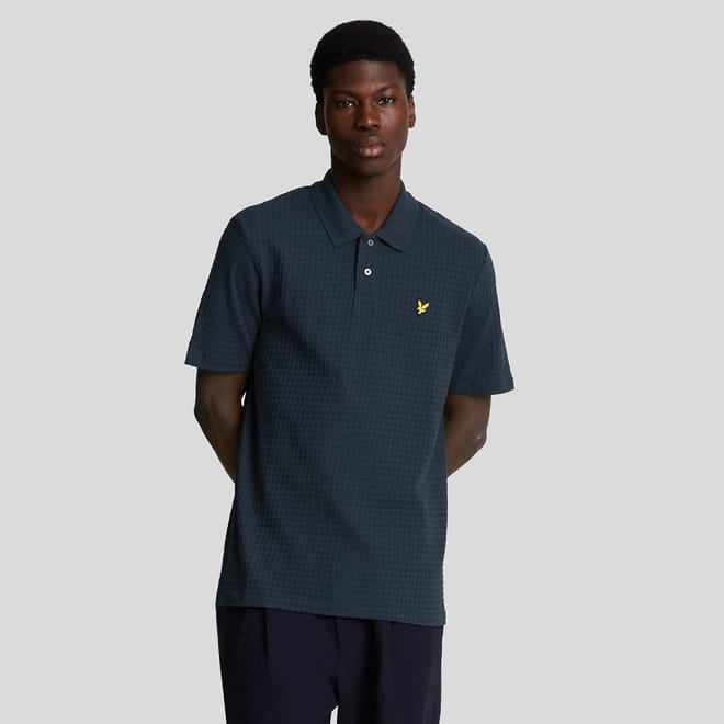 Micro Argyle Polo Shirt