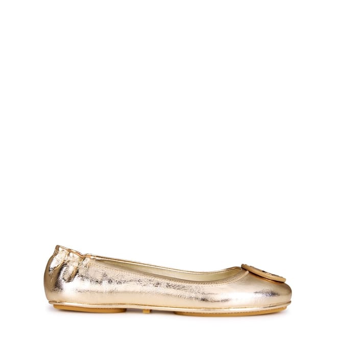 Minnie Metallic Travel Ballet Flats
