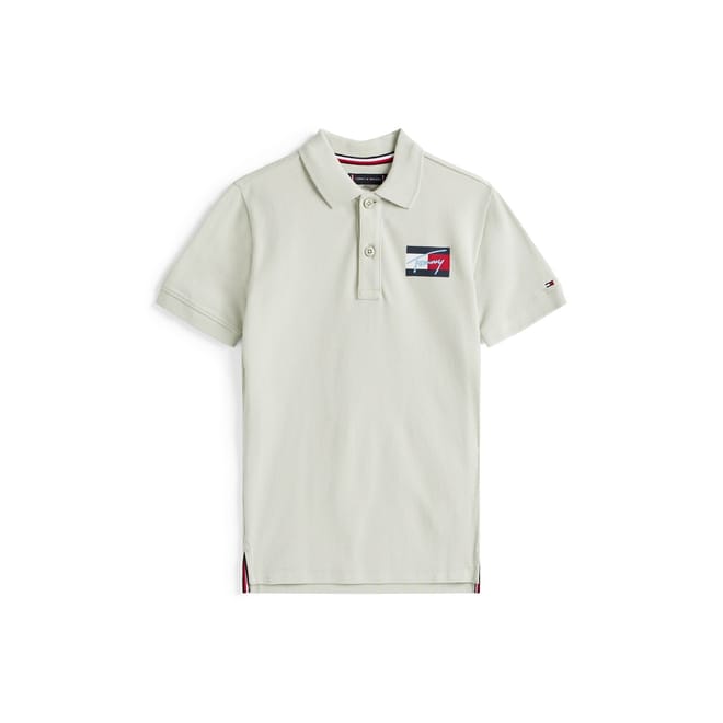 Script Flag Regular Fit Polo