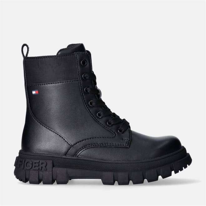 Combat Lace Up Lug Sole Boots