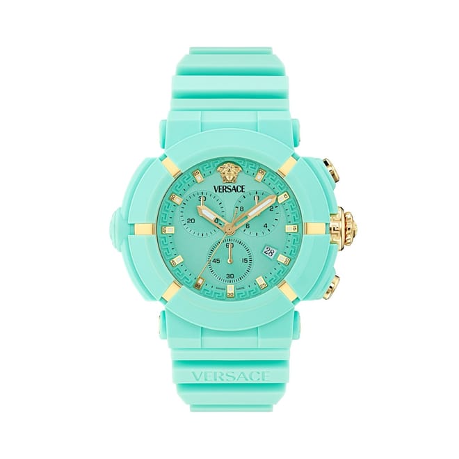 Chronograph Fashion Rubber Strap Analogue Watch