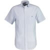 Fit Striped Classic Oxford Short Sleeve Shirt
