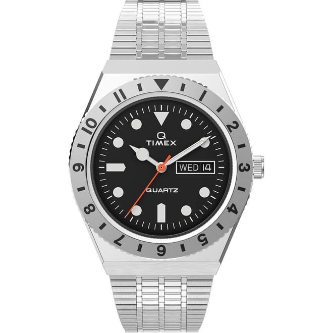 Q Diver Analogue Steel Bracelet Dive Watch