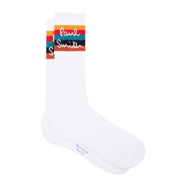Lettering Trainer Crew Socks