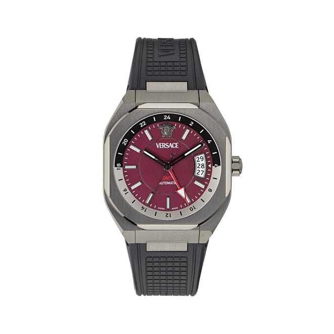 X Dial Rubber Strap Analogue Watch