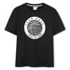 Junior Football Font Logo Print T-Shirt