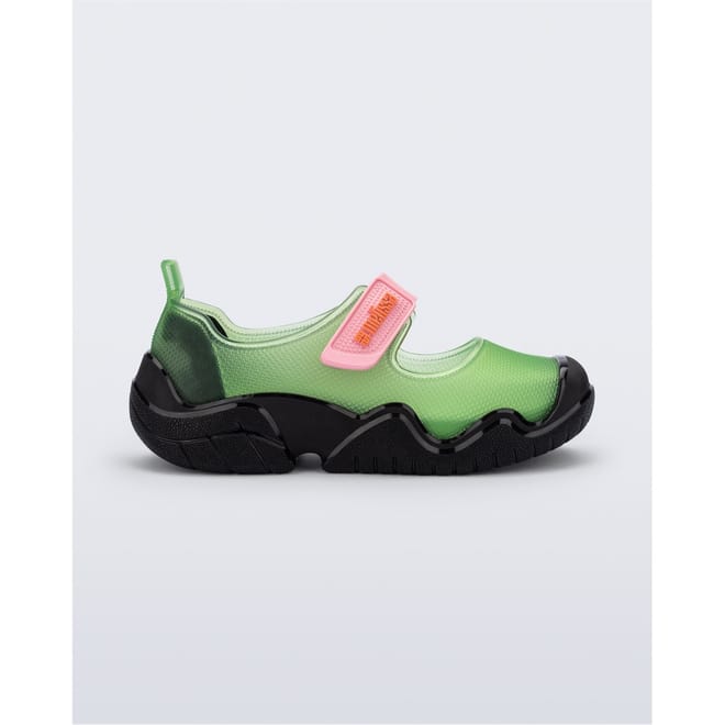 Sprint Lettering T-Bar Chunky Heel Ballet Shoes by Mellissa