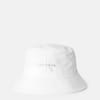 Mono Embroidered Logo Bucket Hat