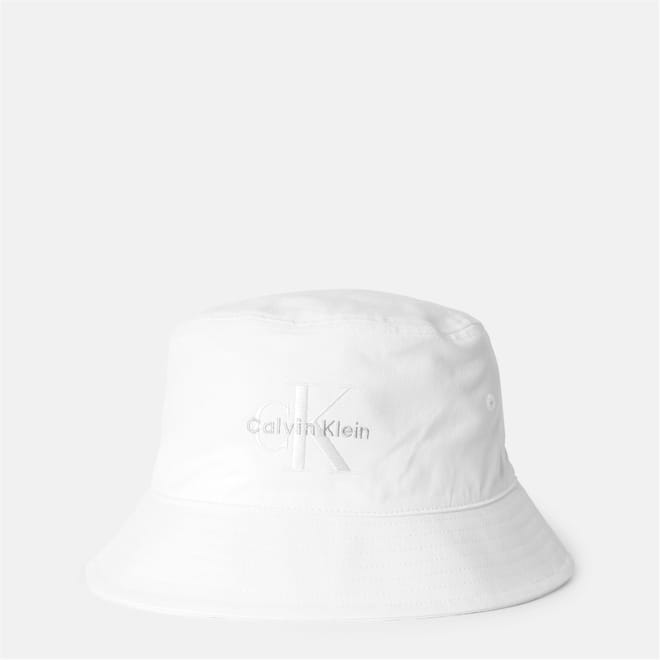 Mono Embroidered Logo Bucket Hat