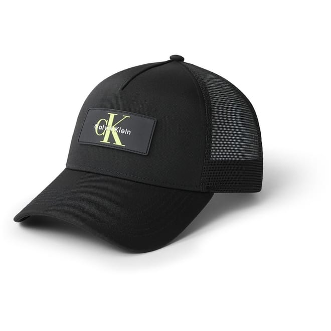 Patch Logo Print Adjustable Trucker Cap