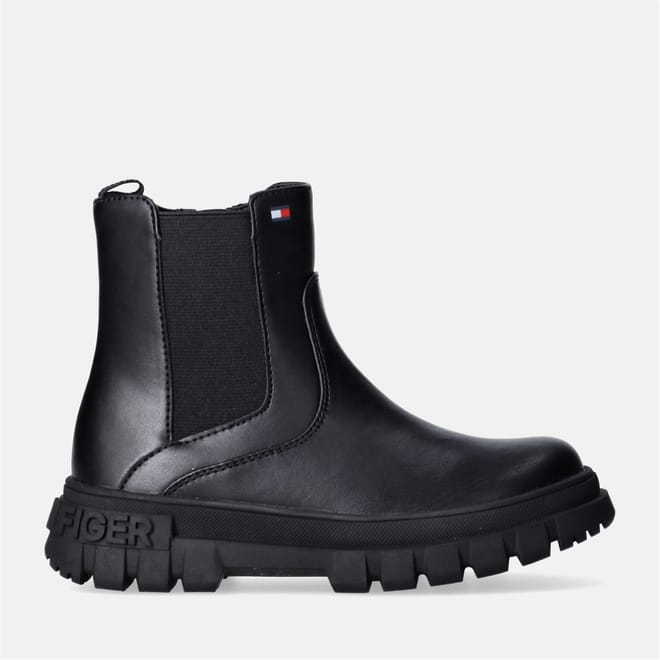 Chelsea Ankle Lug Sole Low Heel Boots