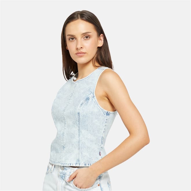 Topanga Denim Tank Healing Wat