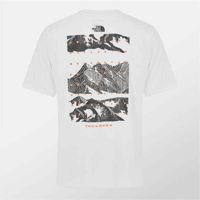 Foundation Mountains Geographic Print T-Shirt