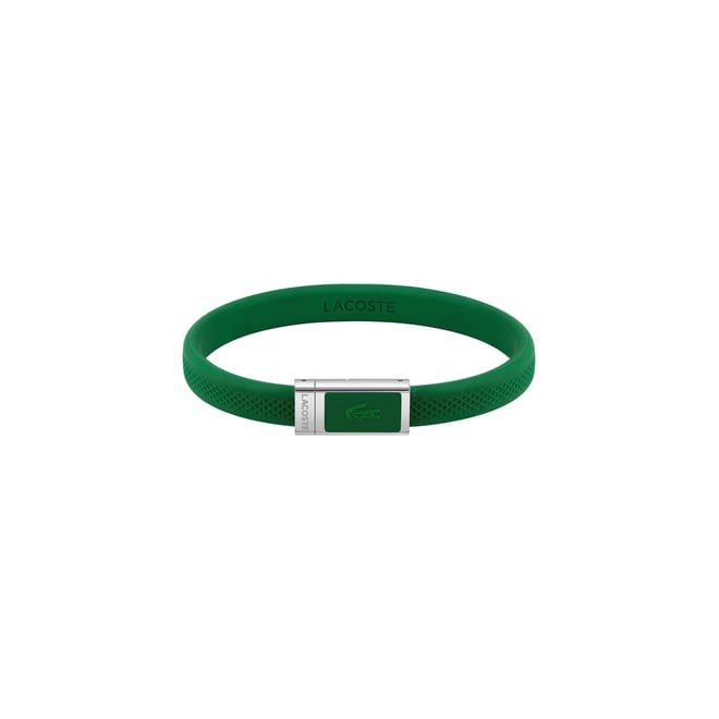 Gents Green Silicone Bracelet