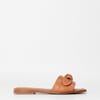 Open Toe Flat Heel Slide Sandals