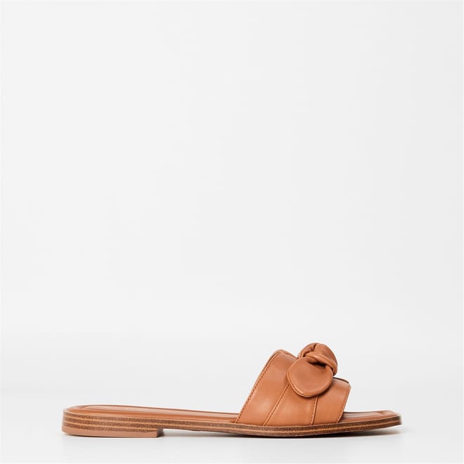 Open Toe Flat Heel Slide Sandals