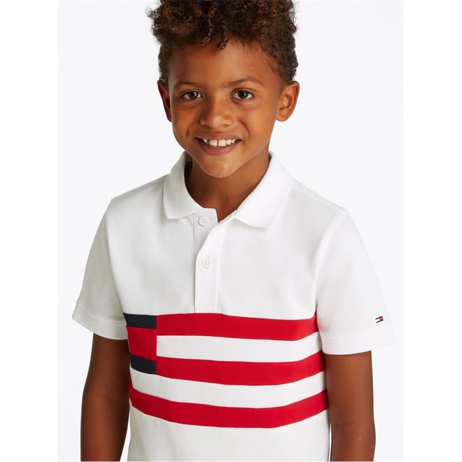 Colour Block Polo ss