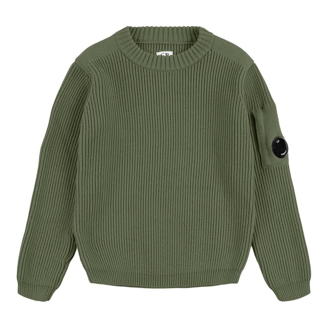 Ribbed Collar Crew Neck Long Sleeve Regular Fit Sweater
