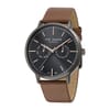 Dress Analogue Leather Strap Watch