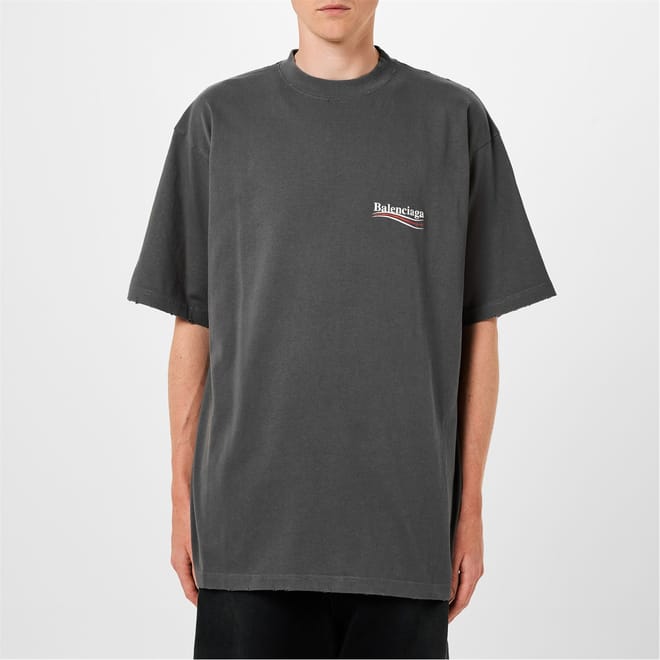 Oversized Embroidered Cotton Jersey T-Shirt