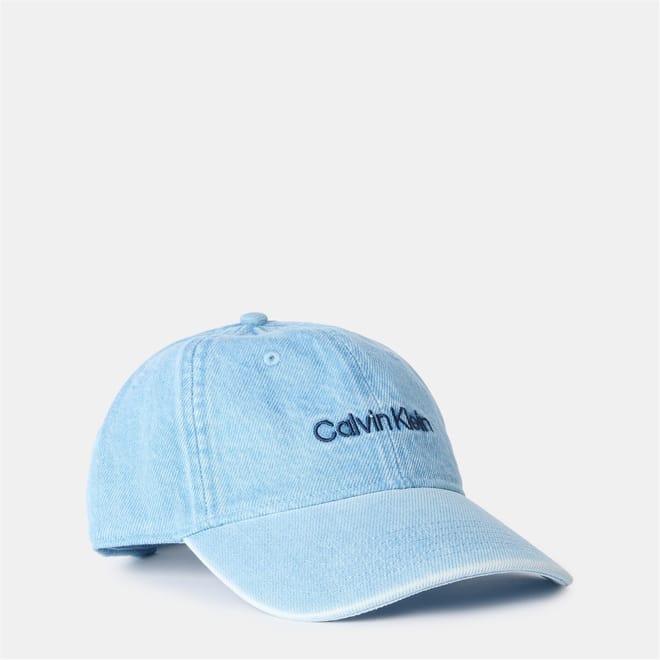 Ckj Denim Curved Brim Dad Cap
