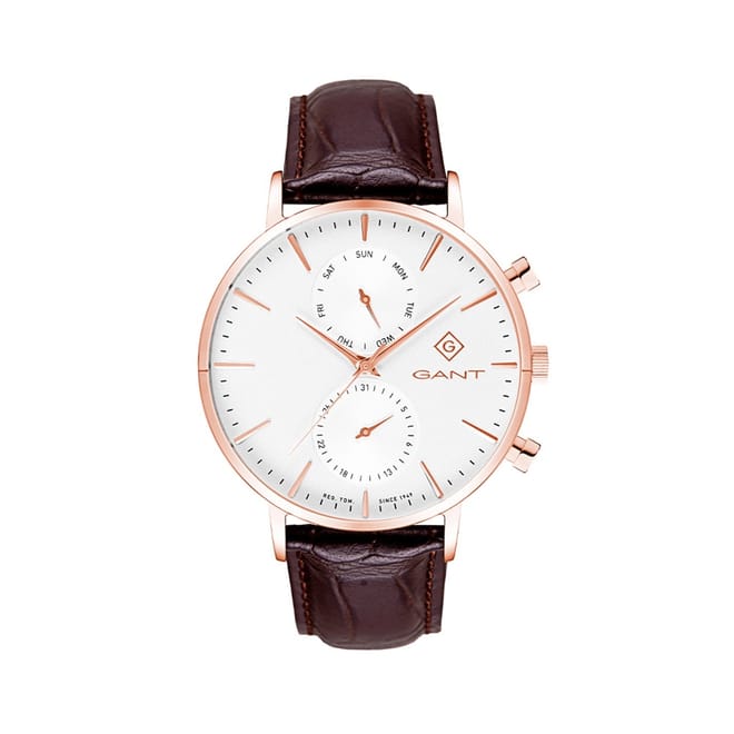 Park Hill Dress Leather Strap Analogue Watch