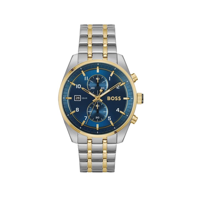 Skytraveller Bi Colour Chronograph Watch