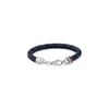 Hilfiger Mens Braided Leather Bracelet